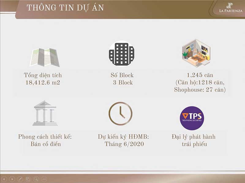 Thông tin dự án La Partenza