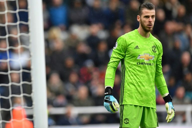 Thủ môn De Gea trong trận đấu
