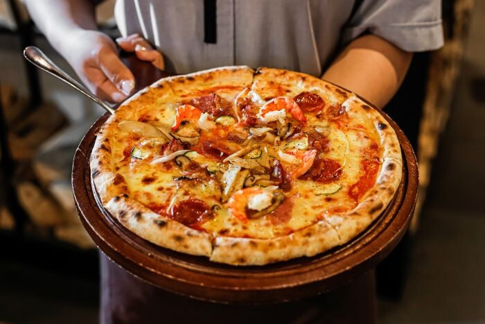 Thực đơn Pizza của Capricciosa