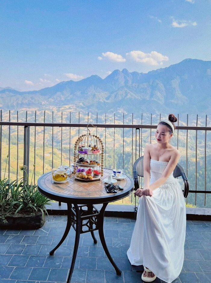 Tiệc trà tại Pao's Sapa Leisure Hotel