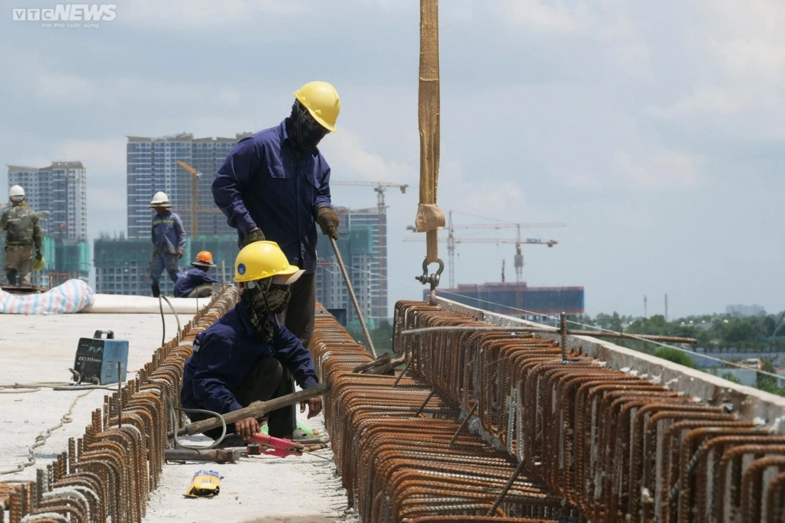 Tiến độ thi công cầu Long Đại