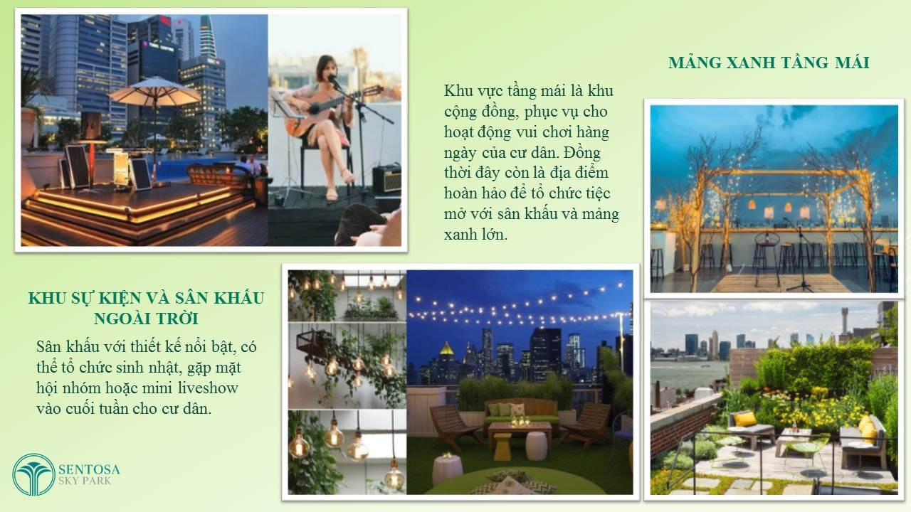 Tiện ích dự án Sentosa Sky Park Hải Phòng – All in one với hơn 30++ tiện ích