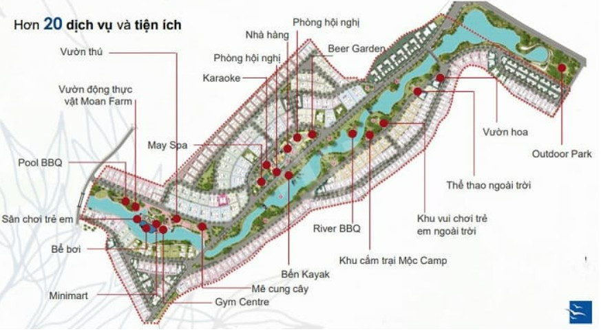 Tiện Ích Tại Xanh Villas