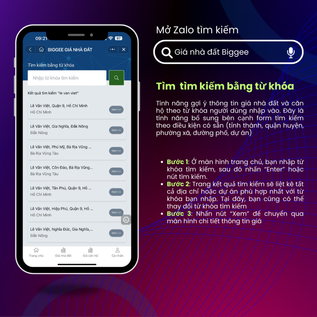 Tìm kiếm theo từ khóa