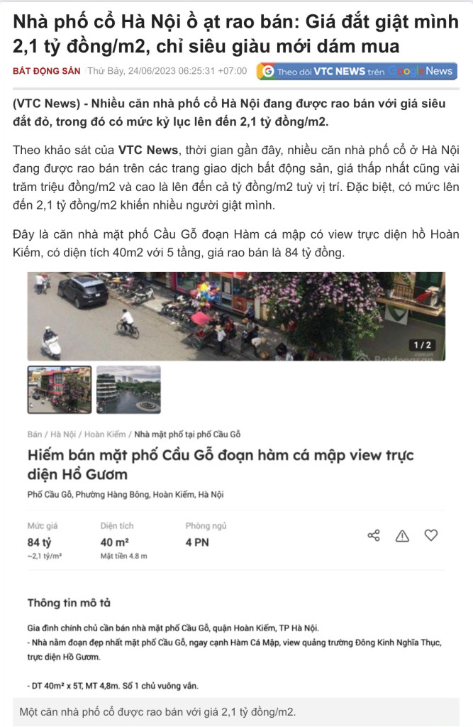 Tin đăng bán nhà đất