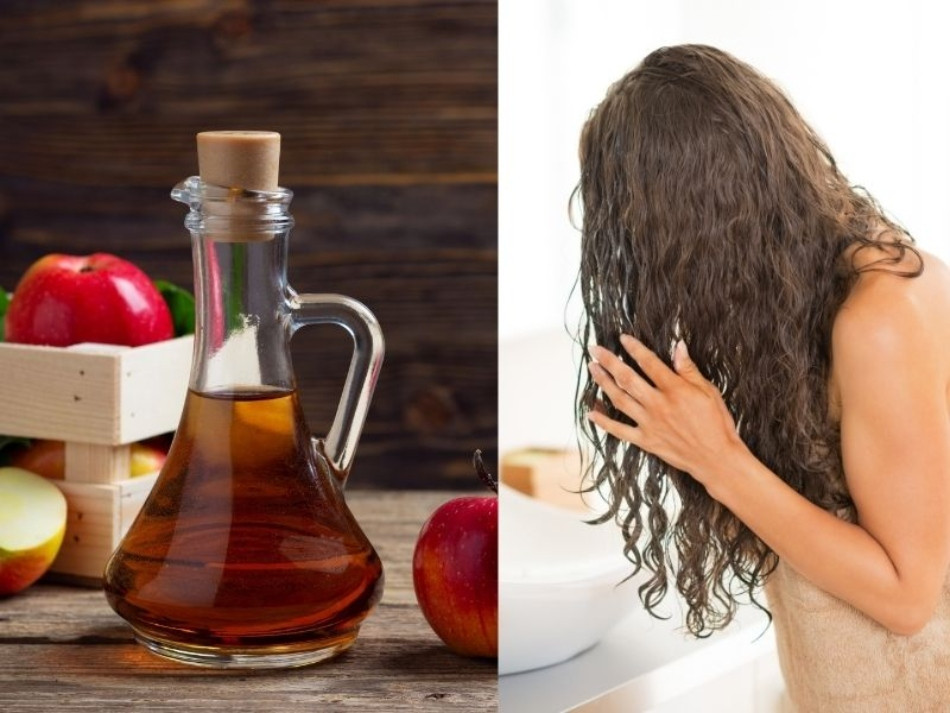 Tóc mềm mượt và lâu bền bằng giấm táo