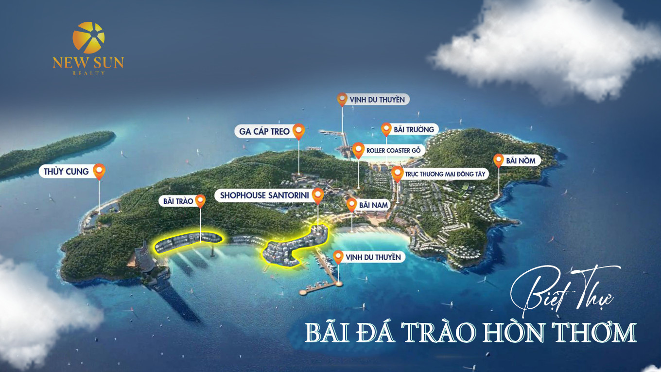 Giá bán biệt thự Bãi Trào Hòn Thơm của Sun Group