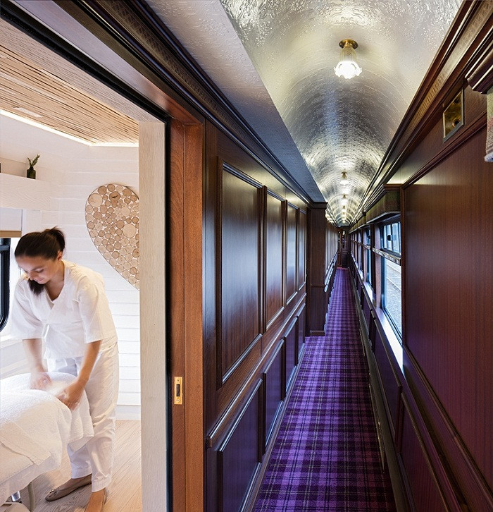 Trải nghiệm dịch vụ spa trên tàu Royal Scotsman