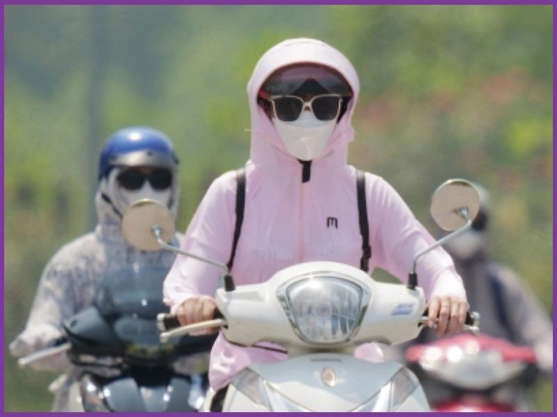tránh giờ cao điểm nắng nóng