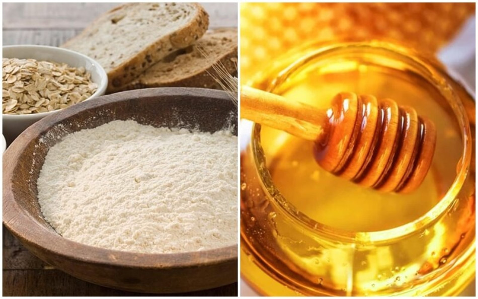 Trị nám bằng mật ong và bột mì