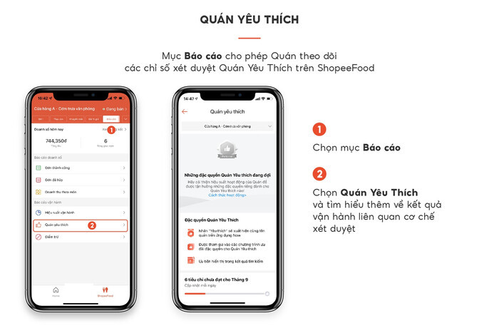 Trở thành “Quán yêu thích” trên ShopeeFood