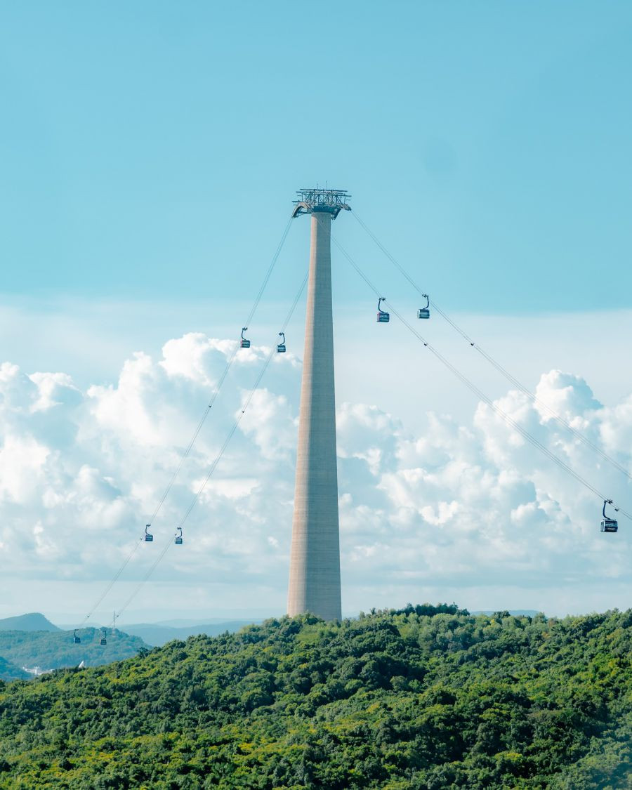 Trụ cáp treo Phú Quốc