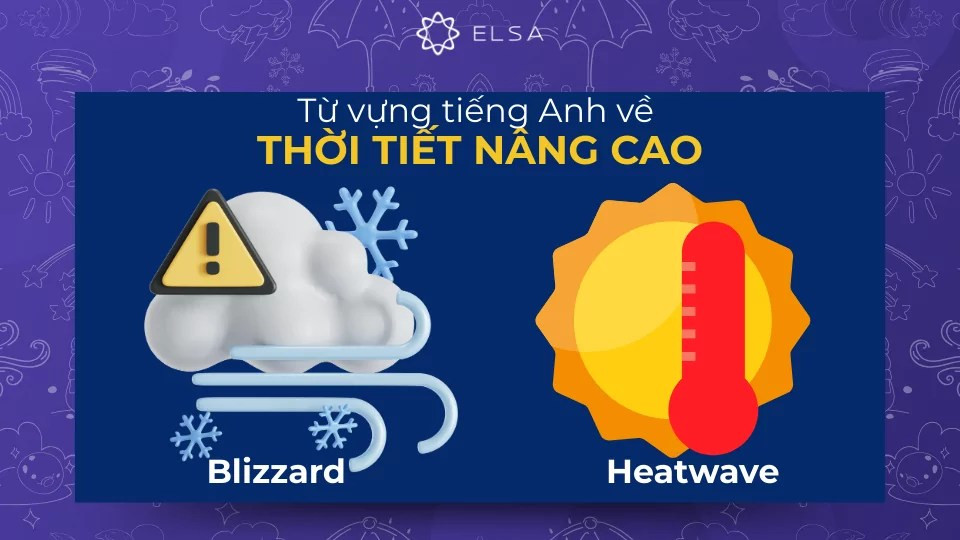 Từ vựng tiếng Anh nâng cao trong chủ đề thời tiết