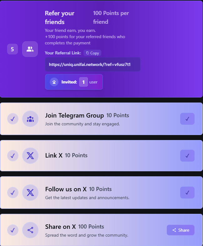 UnifAI Tasks