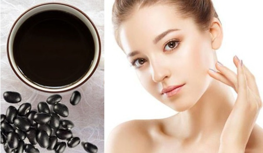 Uống nước gạo lứt rang và đậu đen giúp làm đẹp da