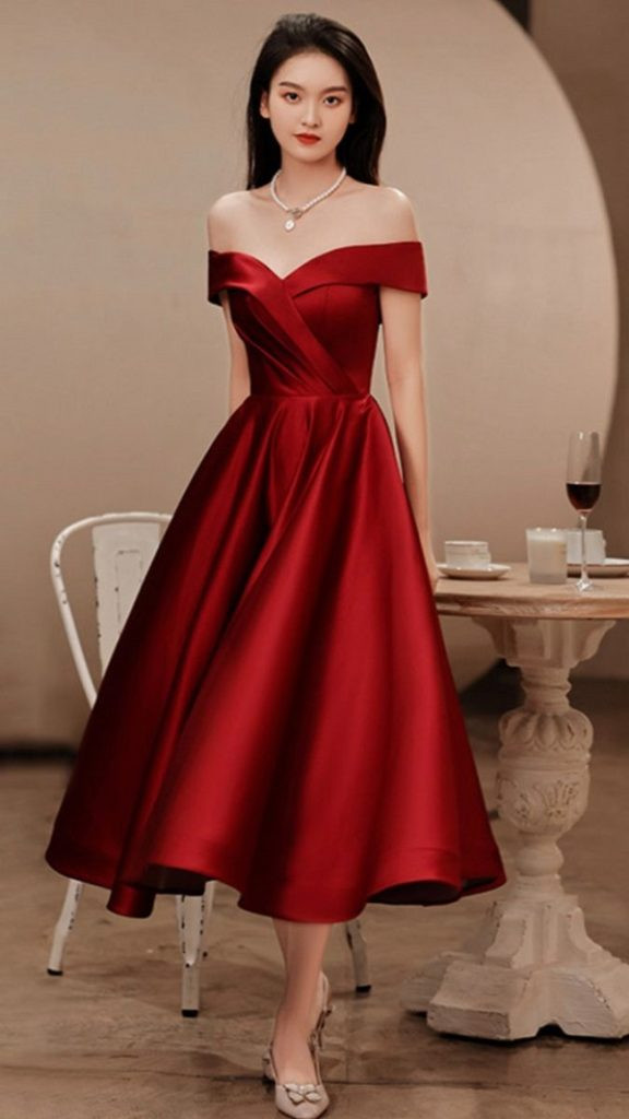 Váy đầm dự tiệc màu đỏ