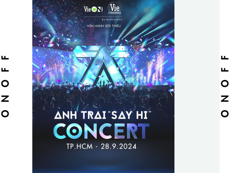 Vé concert là vật dụng đầu tiên và quan trọng
