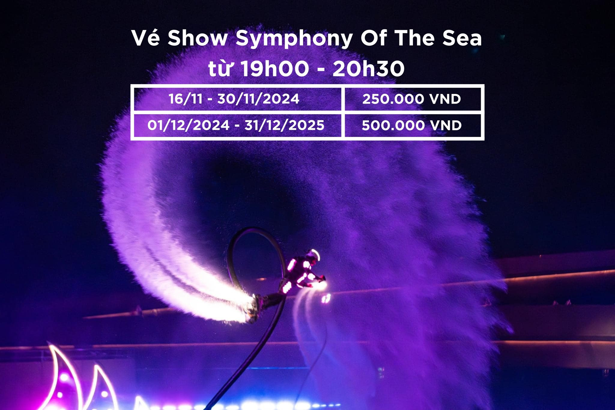 Vé Show Symphony of the Sea