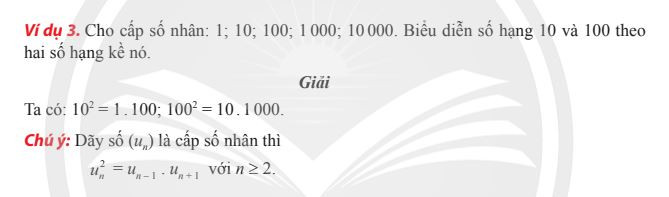 Ví dụ về cấp số nhân