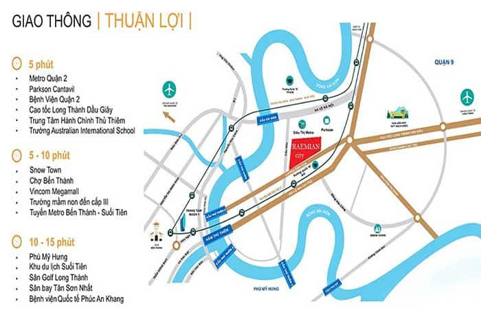 Vị trí căn hộ Raemian Galaxy City