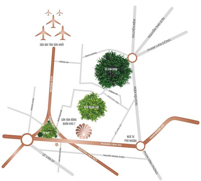 Vị trí căn hộ T One