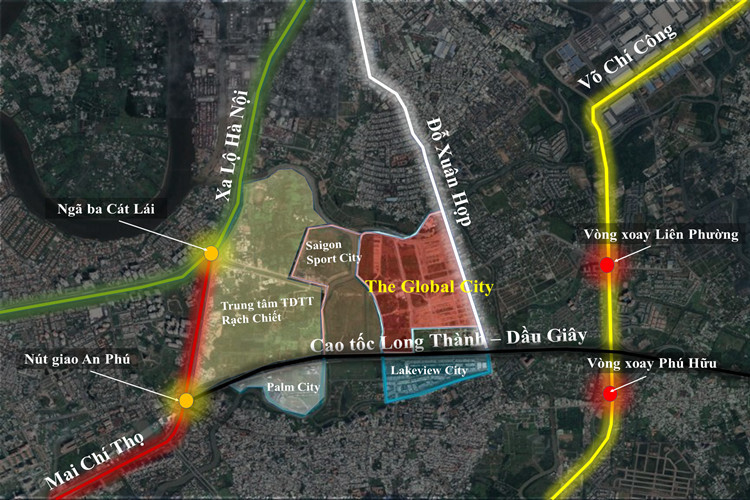 Vị trí dự án The Global City