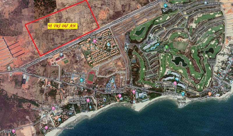 Vị trí Summer Land Resort
