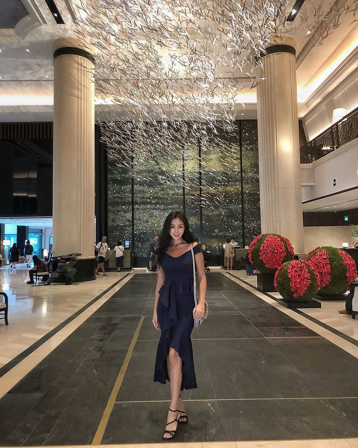 Vị trí thuận lợi của Shangri-La Singapore.