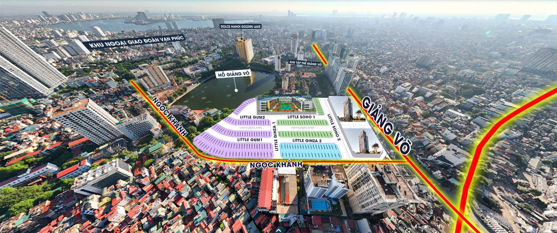 Vị trí Vinhomes Gallery Giảng Võ