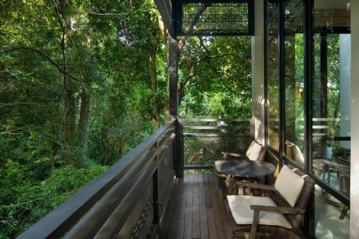 View rừng nhiệt đới của Rainforest Villa