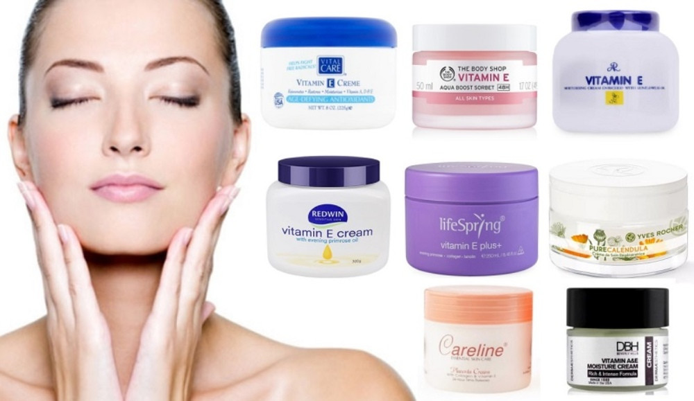 Vitamin E được tích hợp trong các sản phẩm chăm sóc da hàng ngày