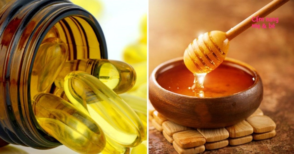 Vitamin E và mật ong hỗ trợ làm trắng và nuôi dưỡng làn da tự nhiên
