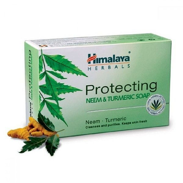Xà phòng trị mụn lưng Himalaya neem và nghệ tây