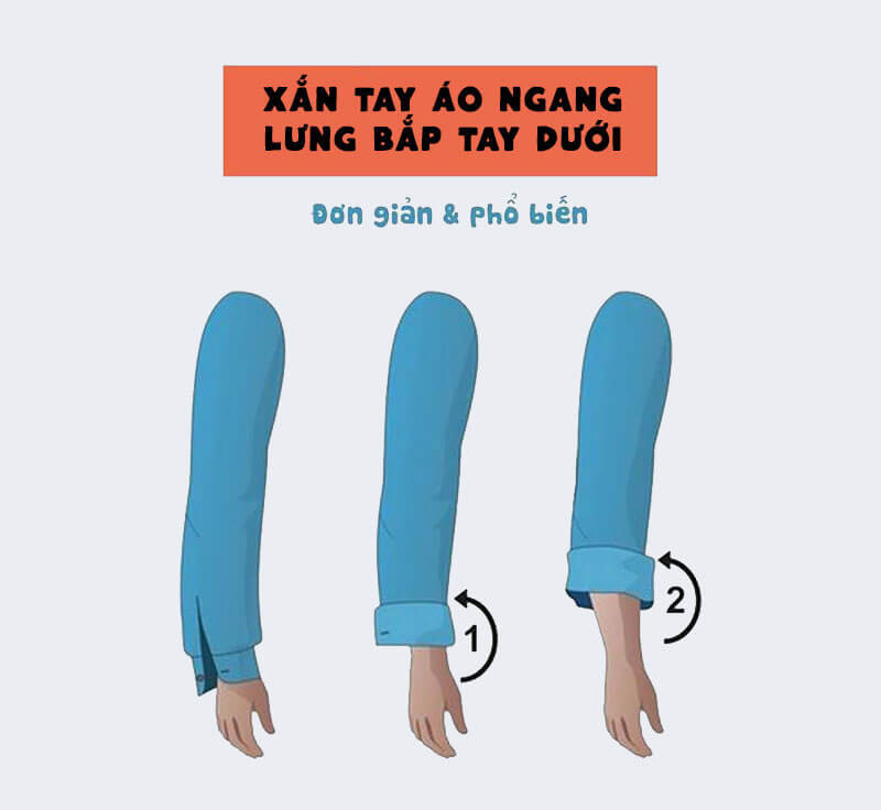 Xắn tay áo kiểu AIFA