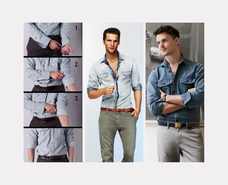 Xắn tay áo kiểu J.Crew
