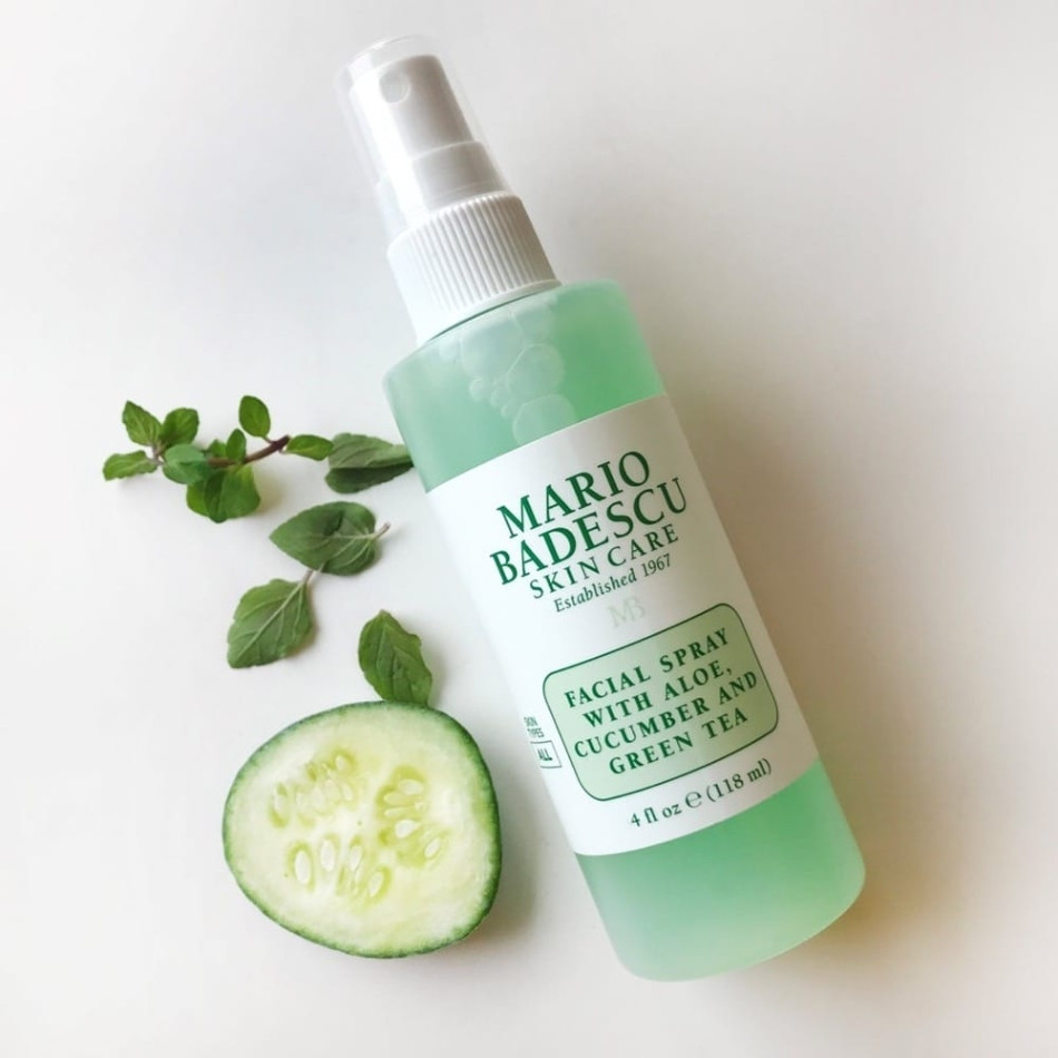 Xét khoáng Mario Badescu Facial Spray màu xanh