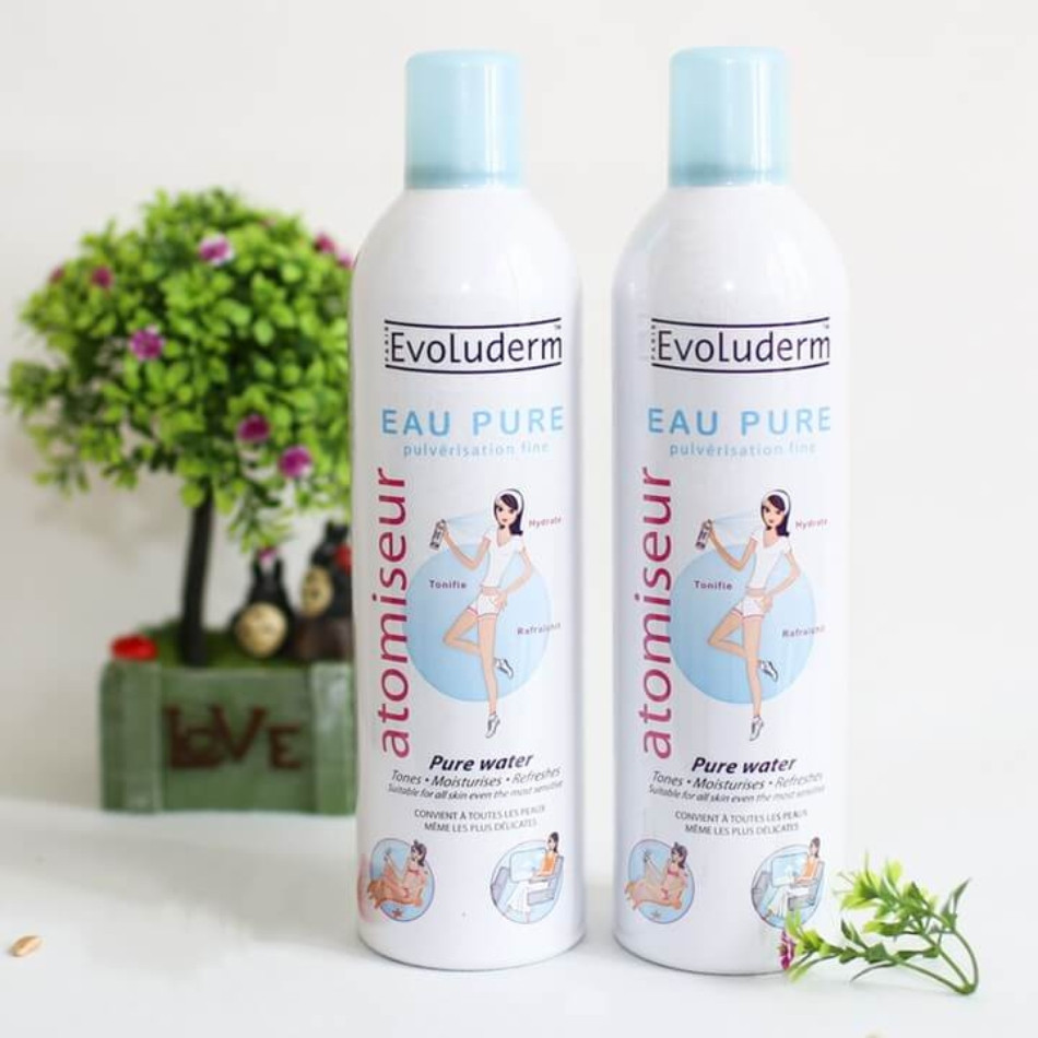 Xịt khoáng Evoluderm Atomiseur Eau Pure Water